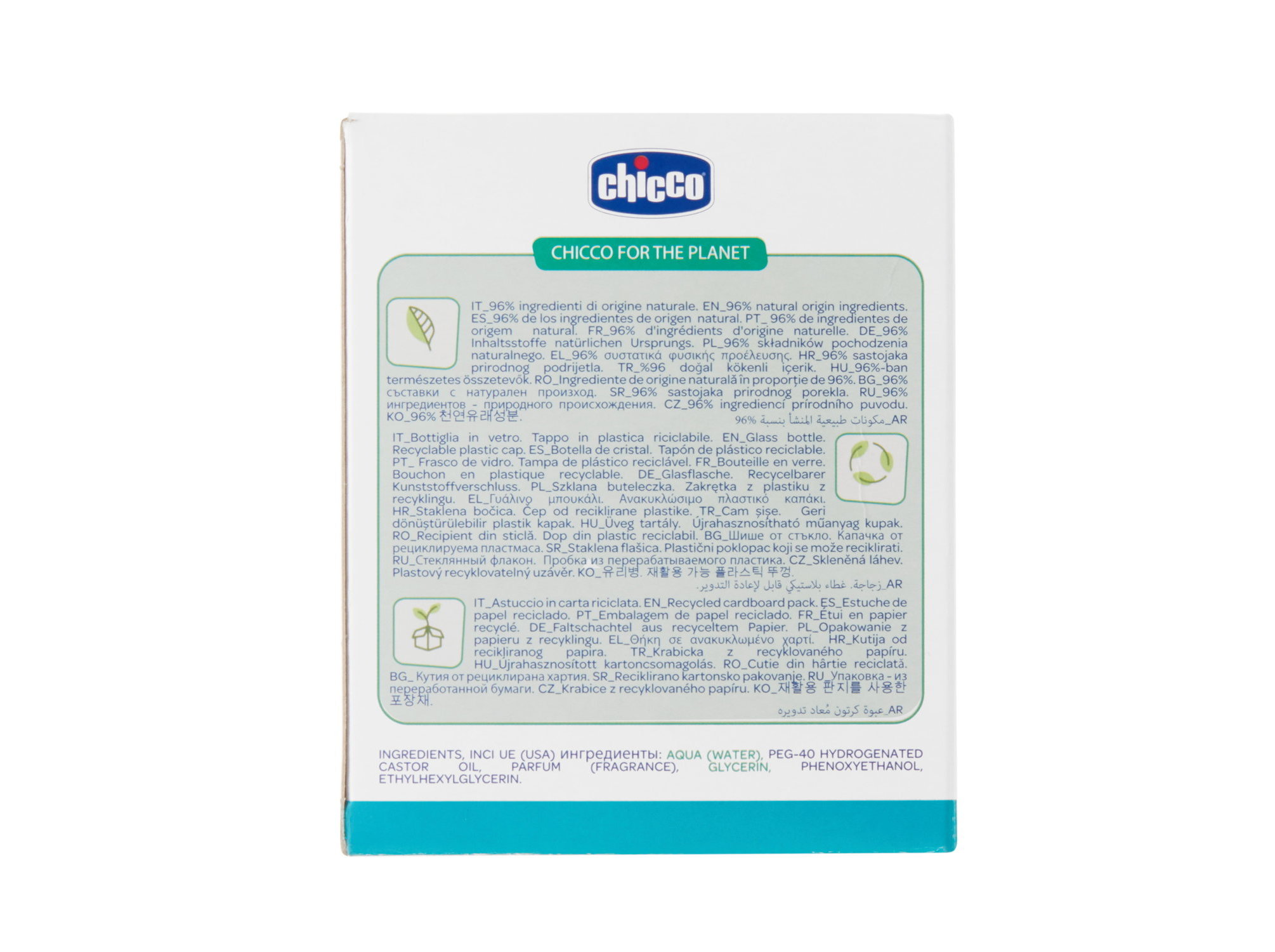 ÁGUA PERFUMADA CHICCO DELICADA 100ML