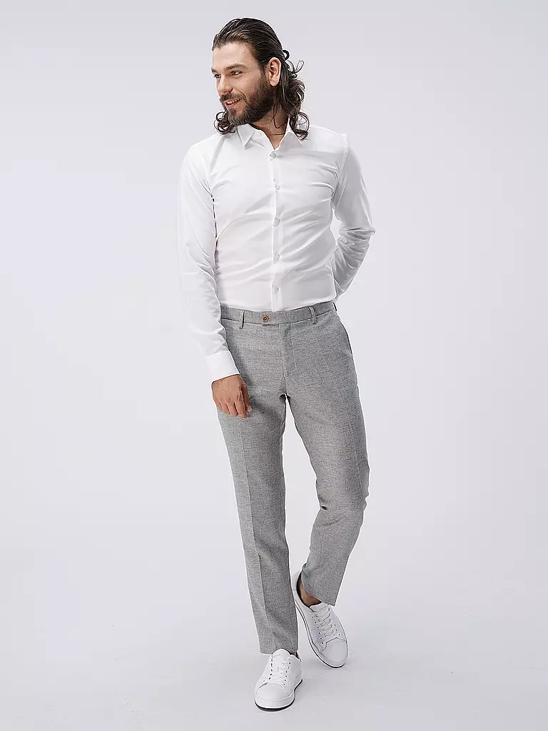 BOSS Hemd Slim Fit weiss