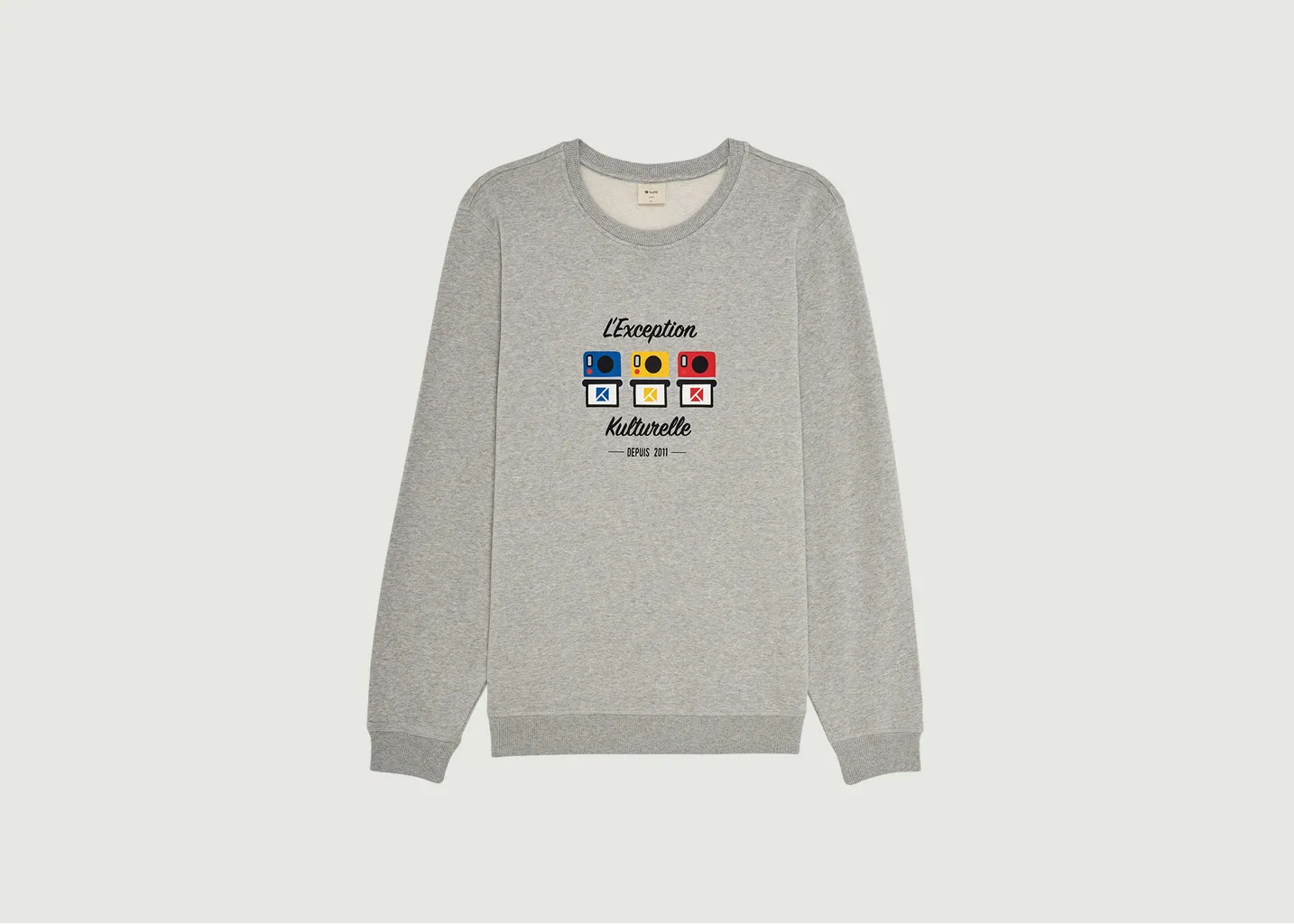 Sweatshirt en coton biologique collaboration 10 ans L'Exception Paris x Kulte L'Exception Paris