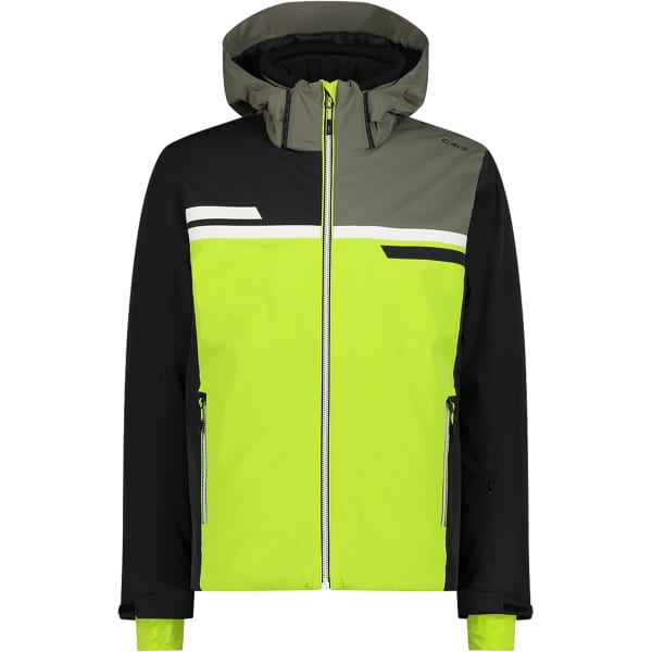 Veste de ski CMP MAN JACKET COLORBLOCK ZIP HOOD ACIDO