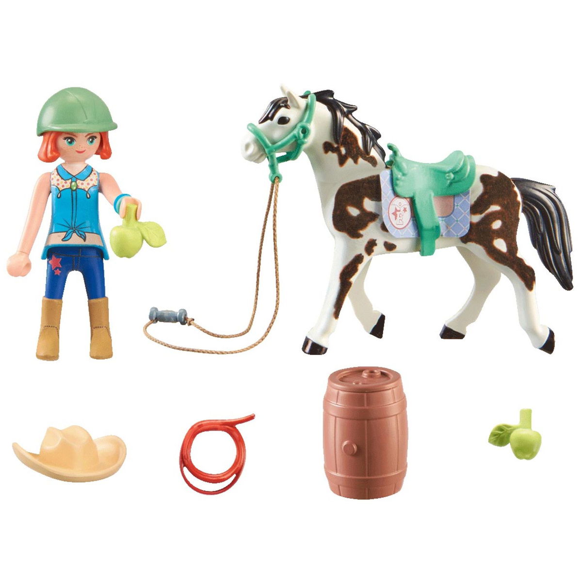 PLAYMOBILPLAYMOBIL   Horses of Waterfall 71358 Ellie & Sawdust mit Westernübung