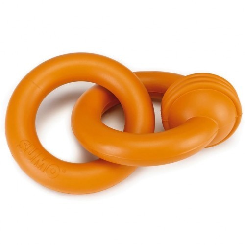 Brinquedo laranja para cachorro