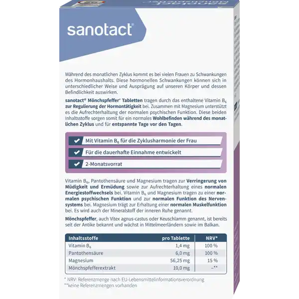 Mönchspfeffer Tabletten
