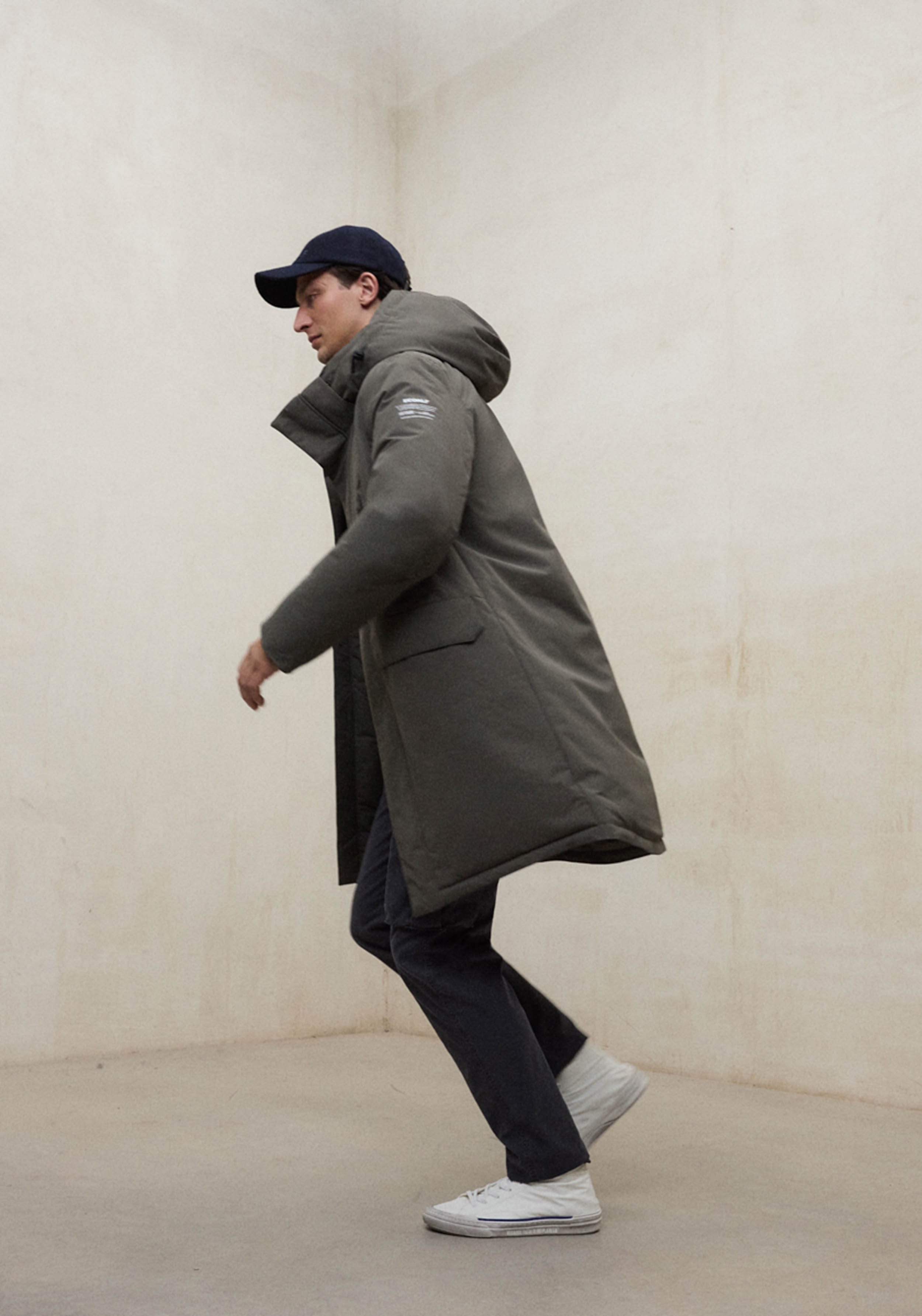 Ecoalf Herrenmantel Iceberg Jacket Asteroid
