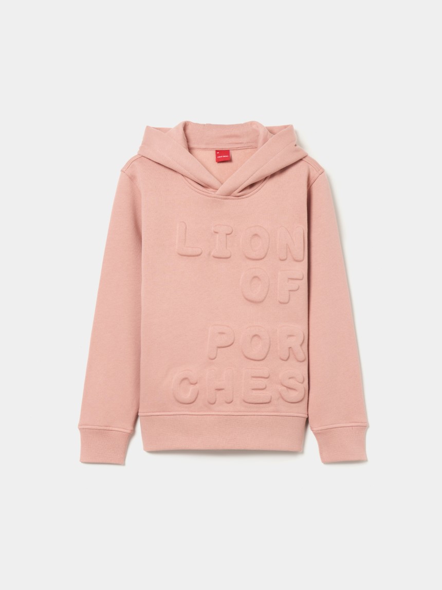 Sweater de algodão com capuz