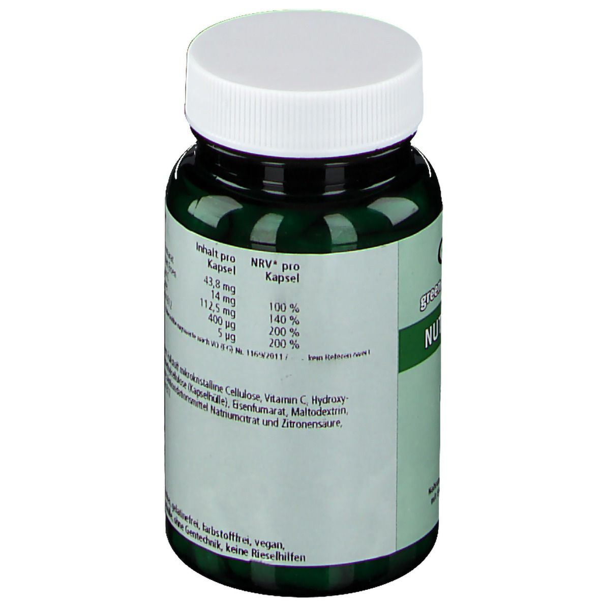 green line NUTRITHEKE Eisen