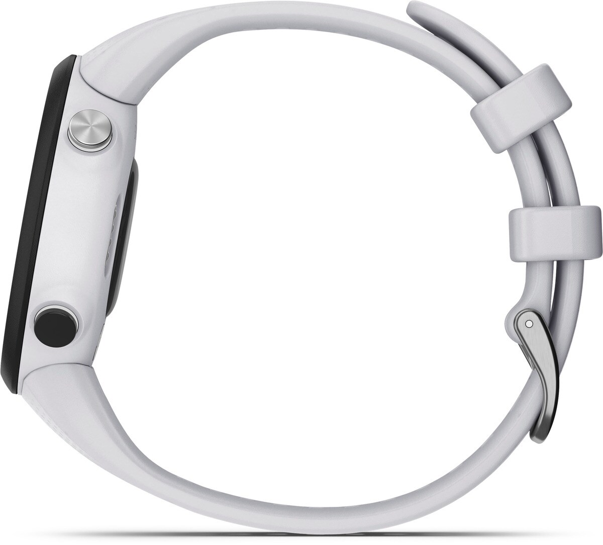 Garmin Swim2 mit Silikon-Armband 20mm Steinweiss/Schwarz