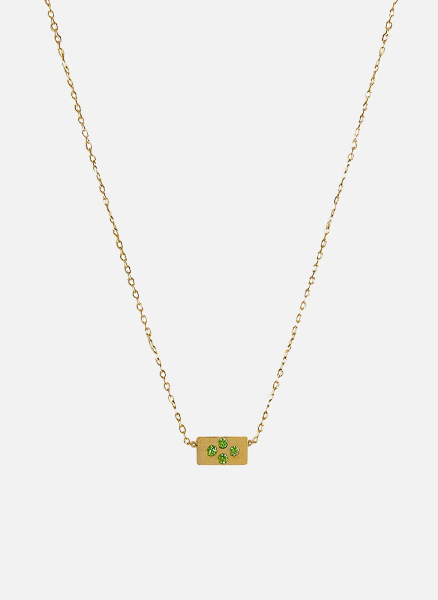 BEE - Collier chaîne boree | Vert