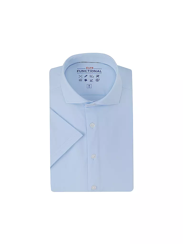 PURE Funktional Hemd  hellblau