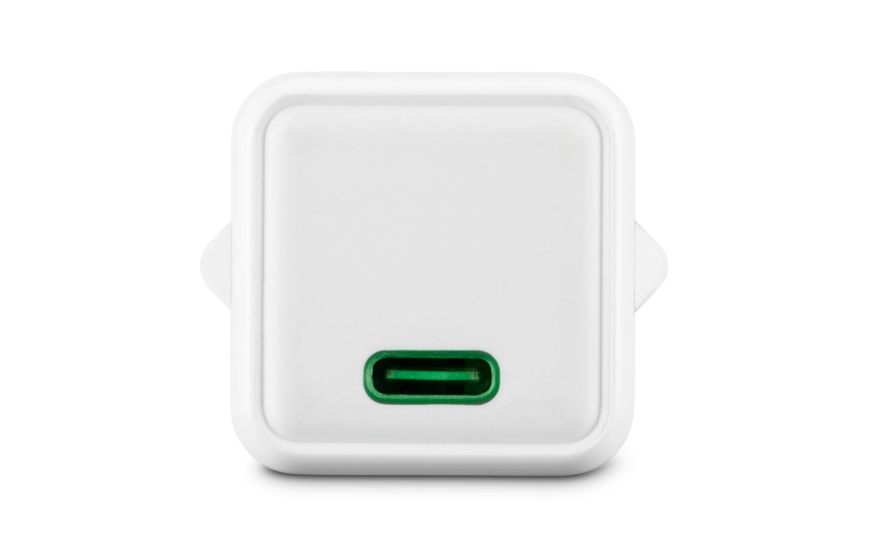 USB-Wandladegerät Mini-charger USB-C 20 W WeissSuper-Mini-Ladegerät USB-C