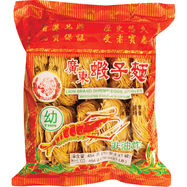 Lion Waystart Chinese Garnalen Noedels Dun 454g