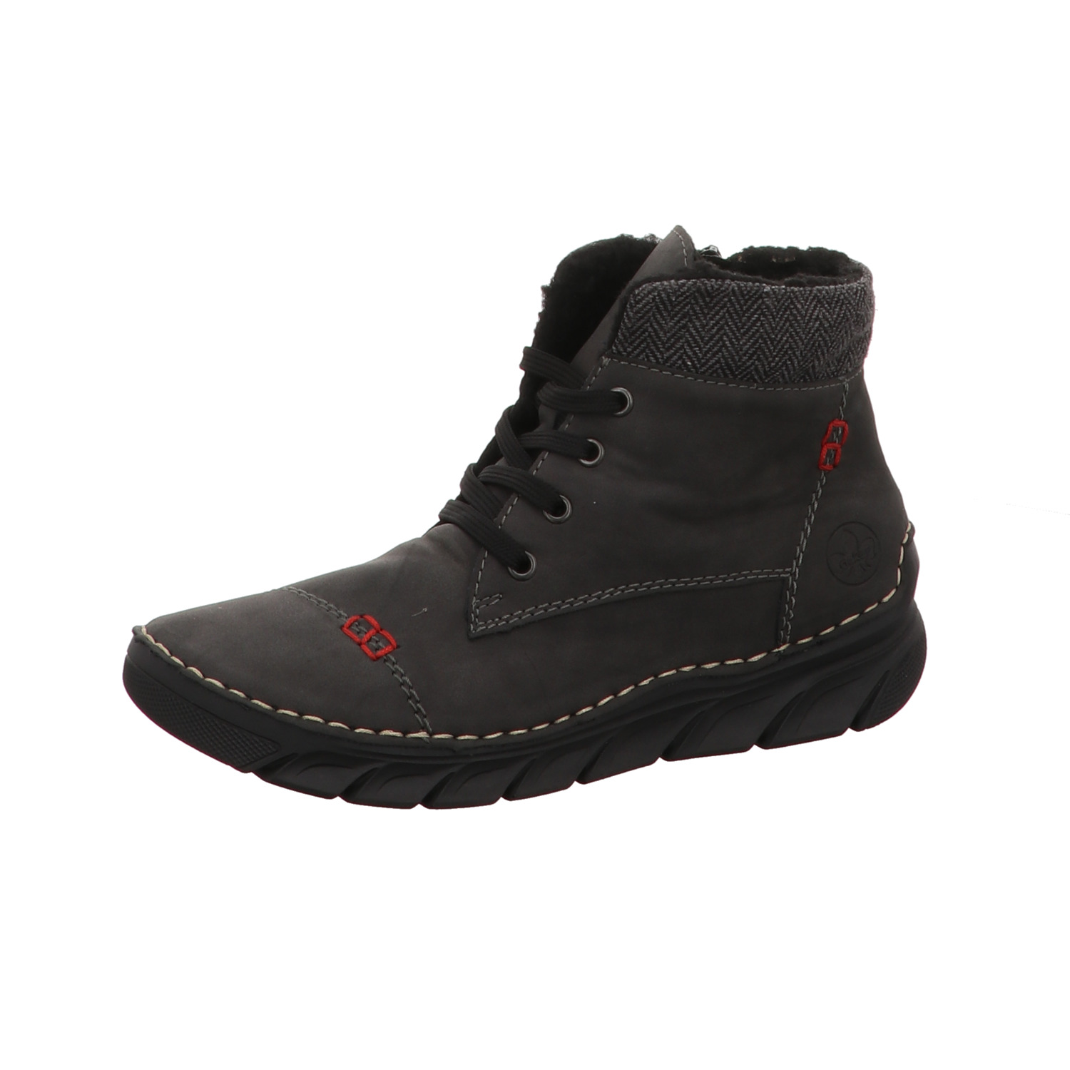 Rieker Schnürstiefel grau