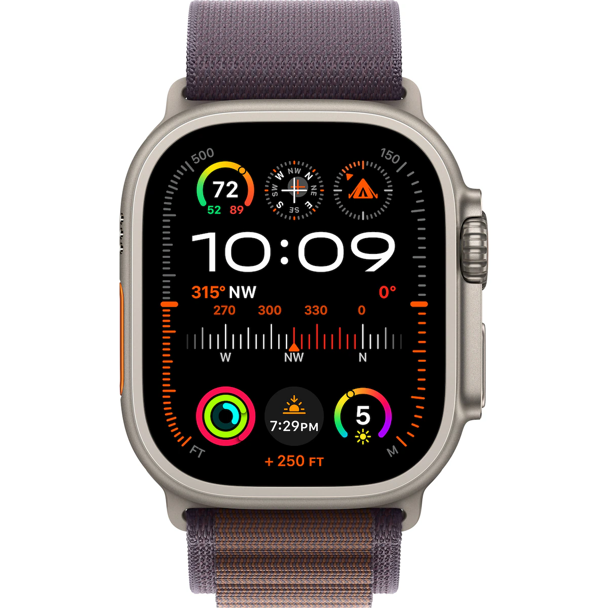 Apple Watch Ultra 2 49mm GPS+CEL Titanium M (Indigo/Alpine Loop)