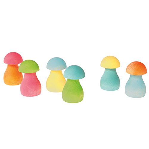 Grimm's sorteerspelletje paddenstoelen pastel