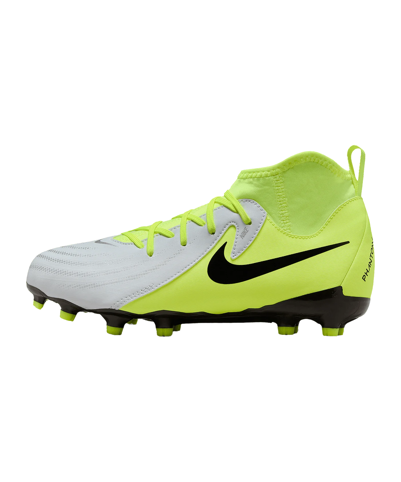 Nike Jr Phantom Luna II Academy FG/MG Mad Voltage Silber Schwarz F003