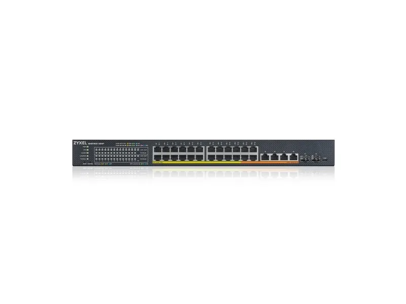 Zyxel XMG1930 Series XMG1930-30HP - Switch - administreret, NebulaFLEX cloud - L3 Lite - smart - 20 x 100/1000/2.5G (PoE )   4 x 100/1000/2.5G (PoE  )   4 x 1/2.5/5/10 (PoE  )   2 x Gigabit SFP / 10 Gigabit SFP  - monterbar på stativ - PoE   (700 W)