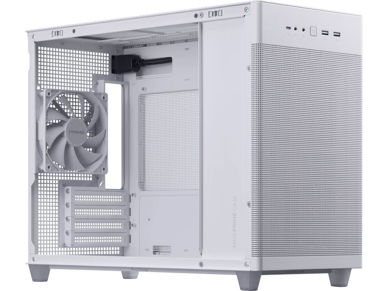 ASUS PC-Gehäuse AP201 MicroATX Weiss 33-Liter microATX-Gehäuse