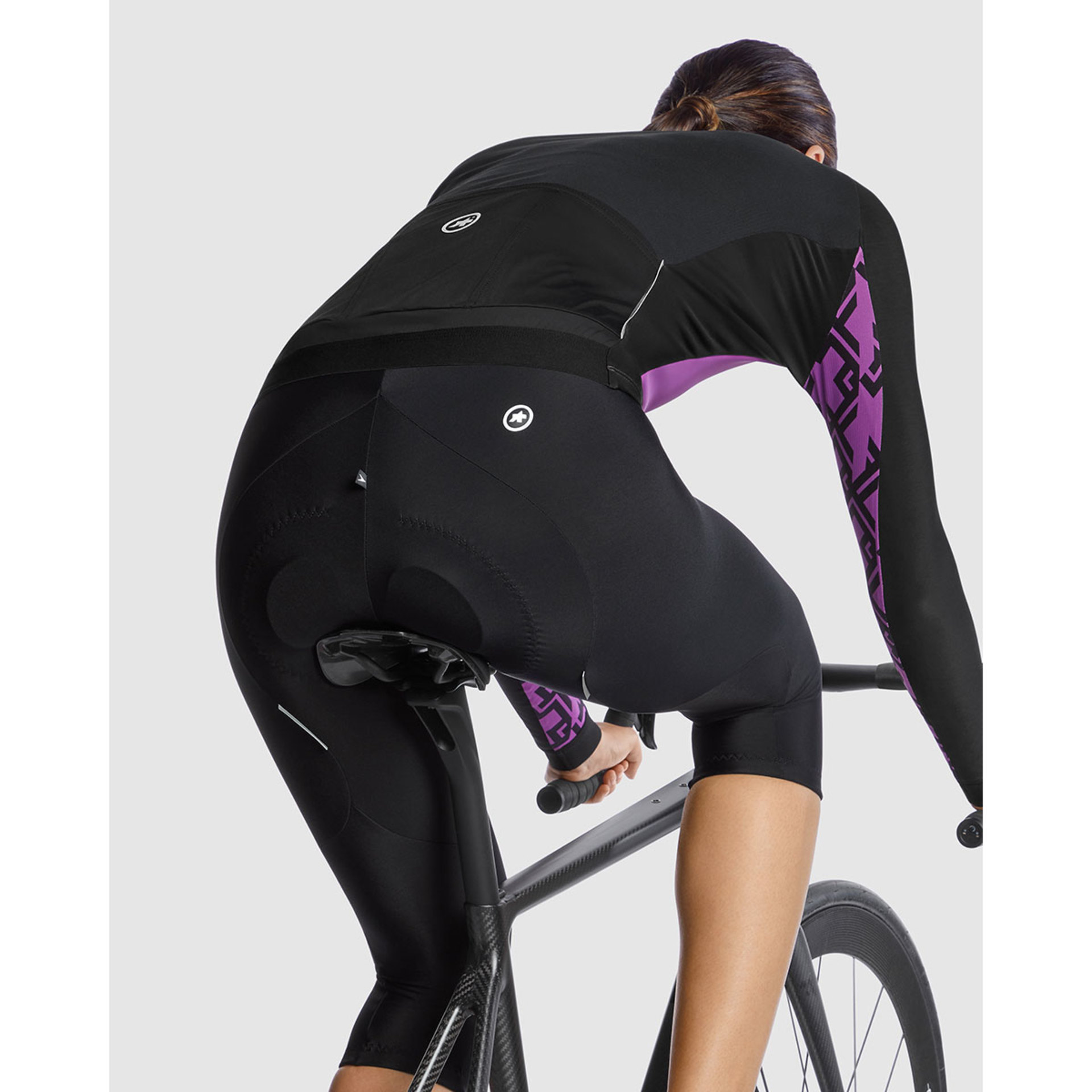 Assos UMA GT Spring Fall Fietsjack Paars/Zwart Dames