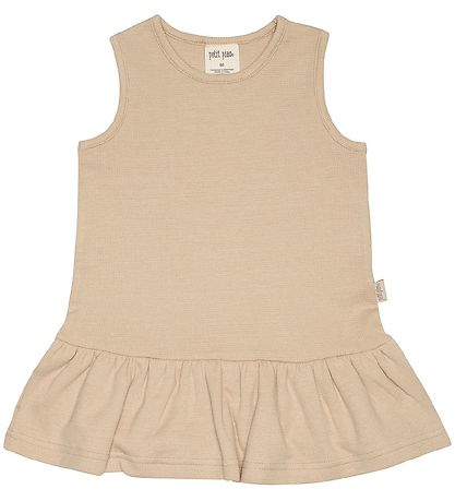 Petit Piao Kleid - Waffel - Dark Sand