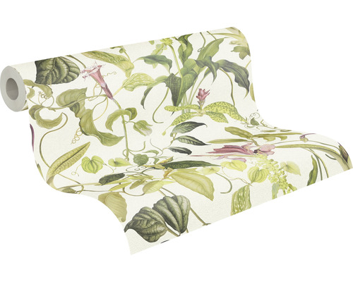 Vliesbehang 37988-1 Michalsky 4 - Verandering is goed jungle rank crème groen
