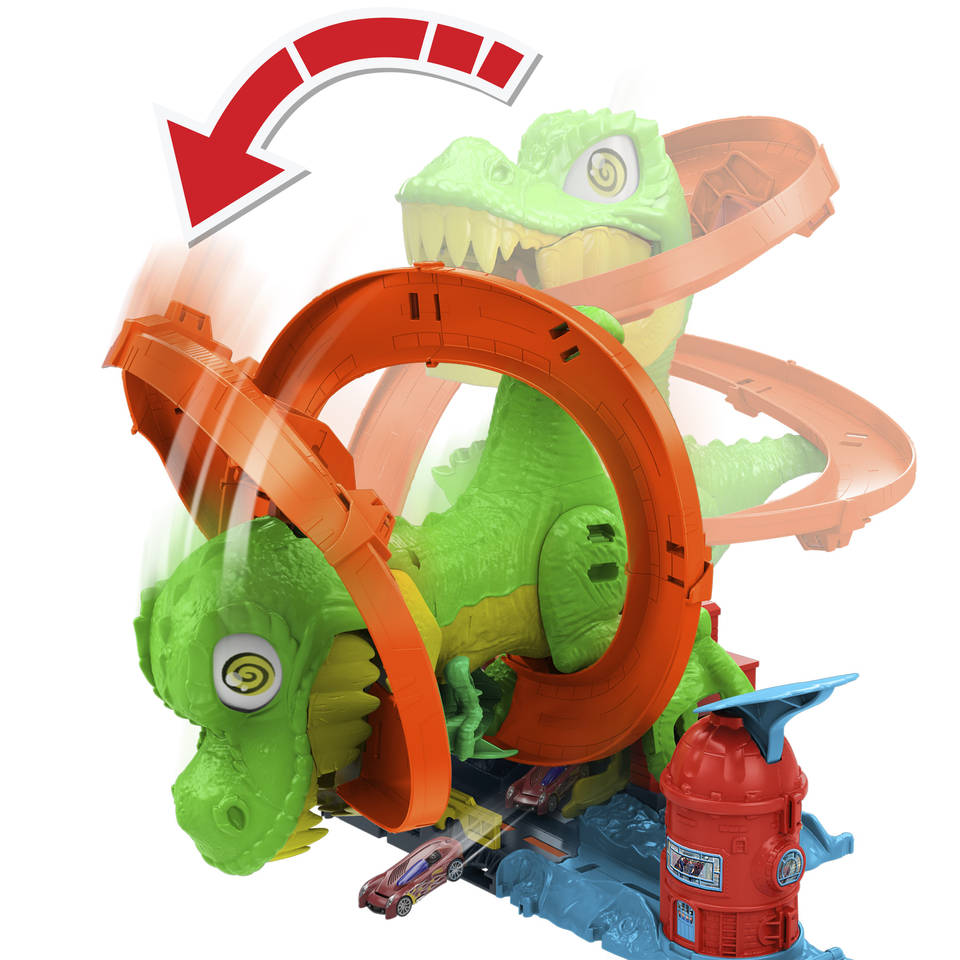 Hot Wheels T-Rex Blaze Battle autobaan
