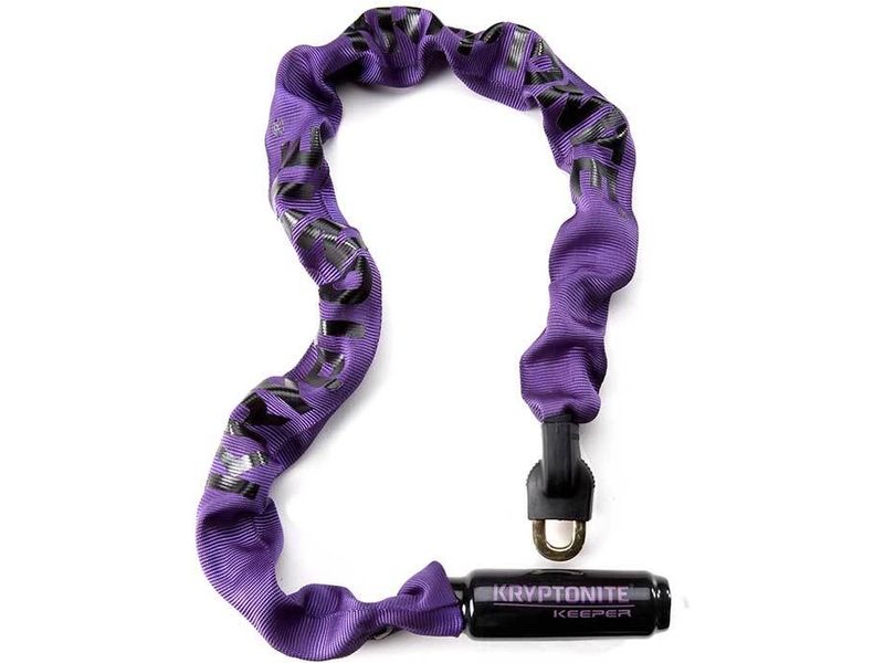 Kryptonite Veloschloss Keeper 785 - Violett Kettenschloss 850 mm