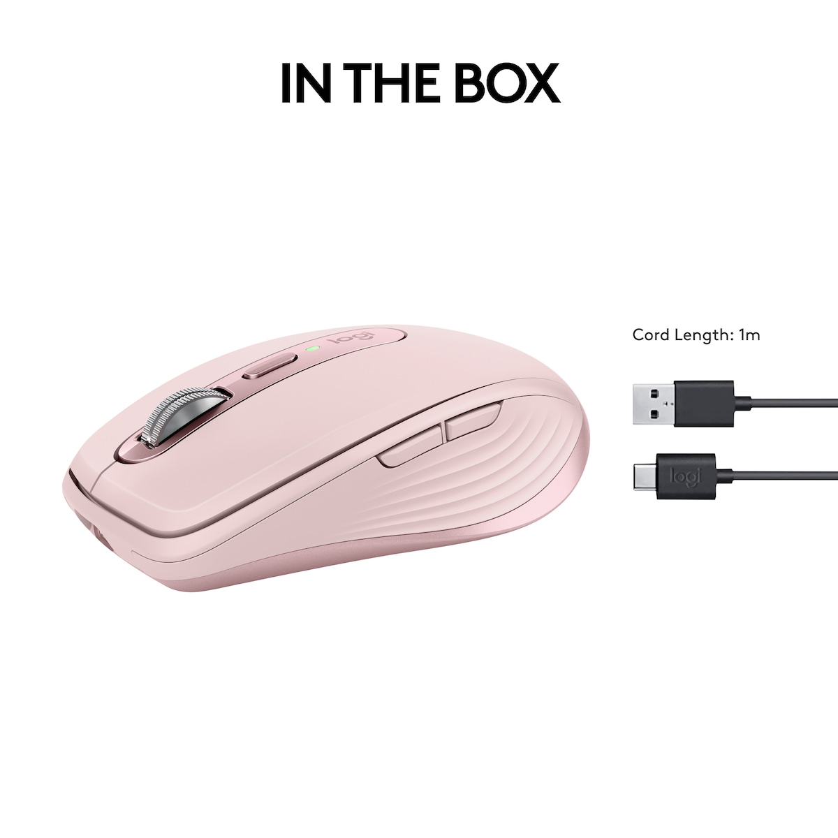 Logitech MX Anywhere 3S trådløs datamus (rose)