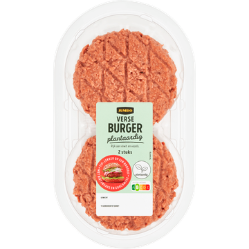 Jumbo Verse Burger Plantaardig 2 Stuks