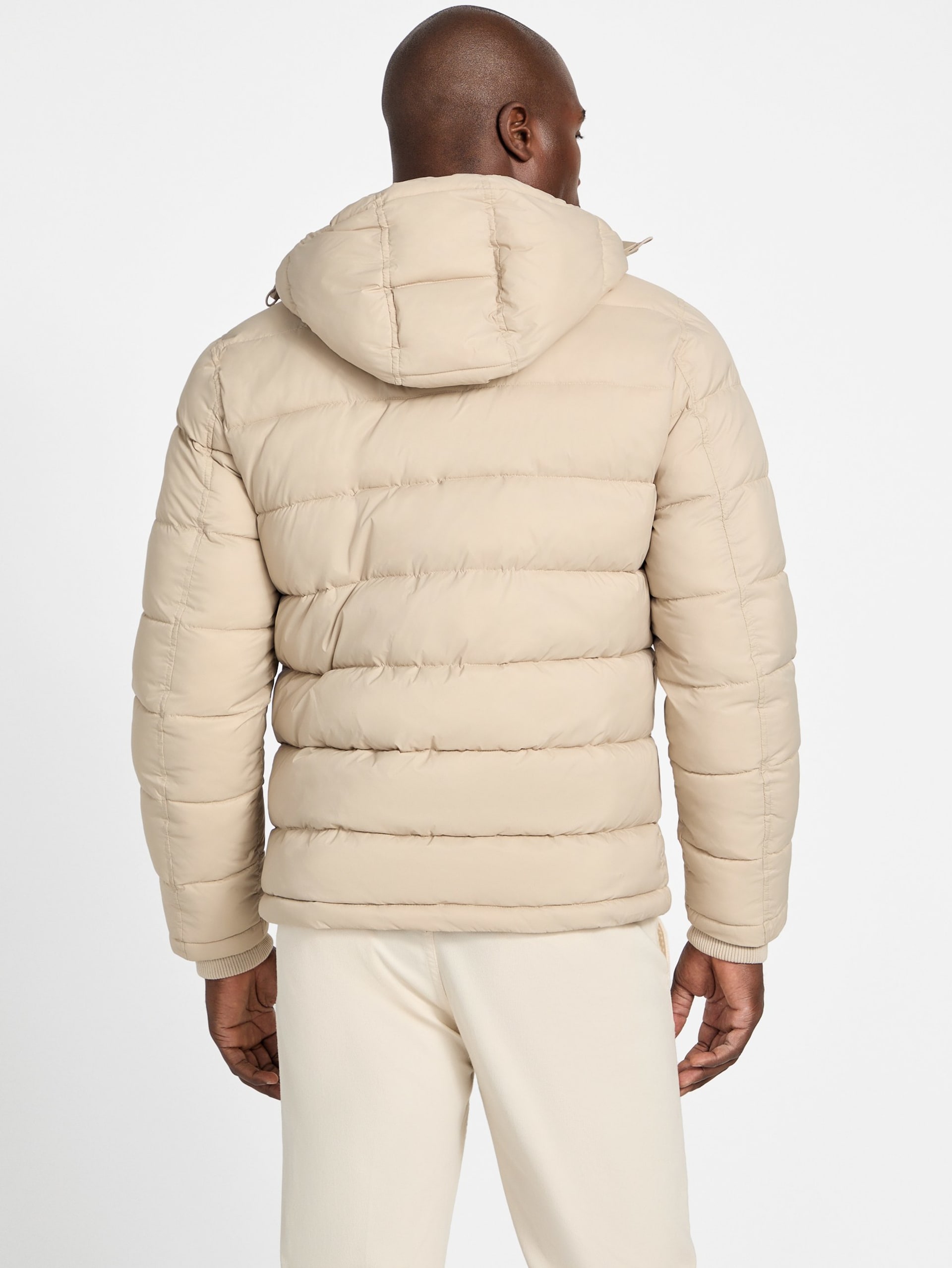 Jaqueta puffer de nylon fosco Glacier