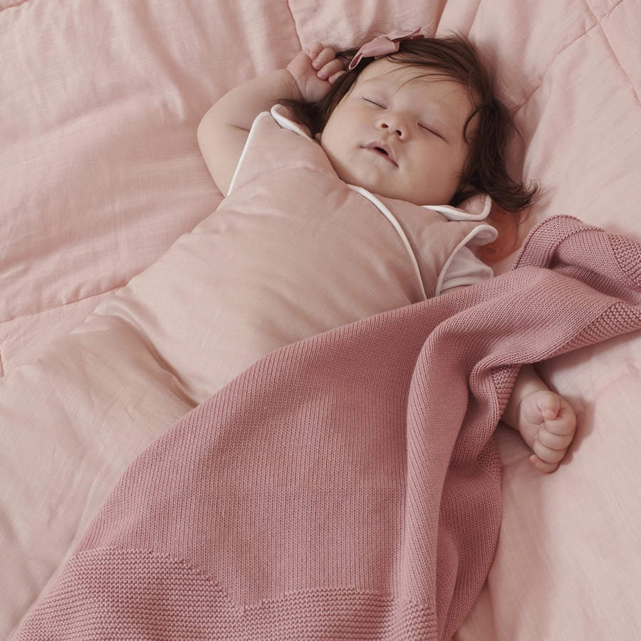 Nordic Coast Company Babyschlafsack altrosa