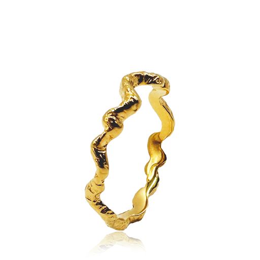 Sistie Rosa Ring, Gold Plated, 55