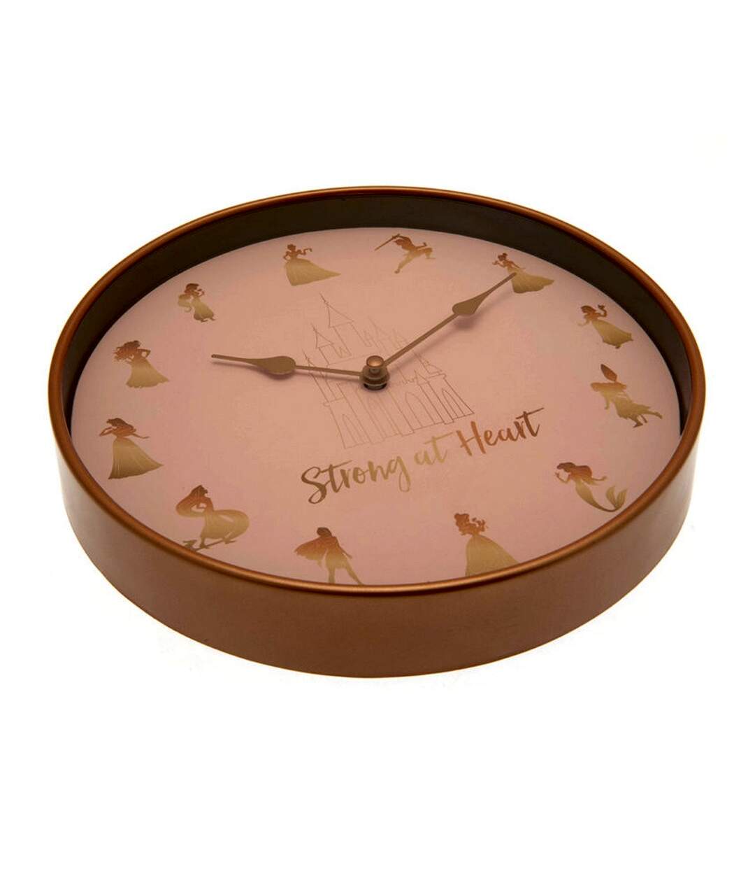 Disney Princess - Horloge murale STRONG AT HEART (Jaune / Blanc) (Taille unique) - UTTA8710
