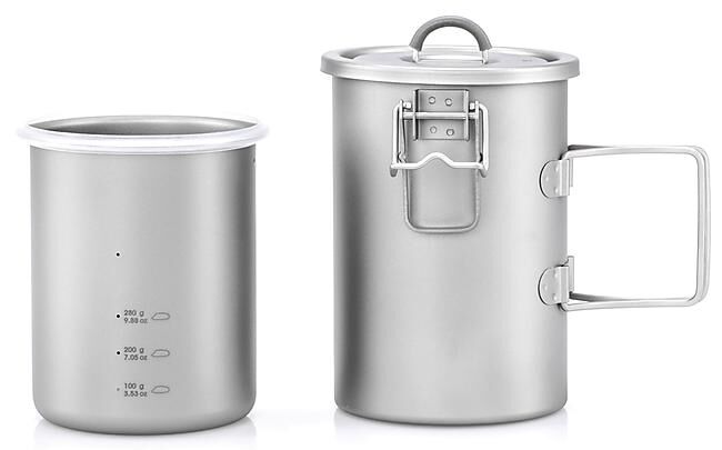 KEITH TITANIUM - CUISEUR MULTIFONCTION TITANE 900 ML