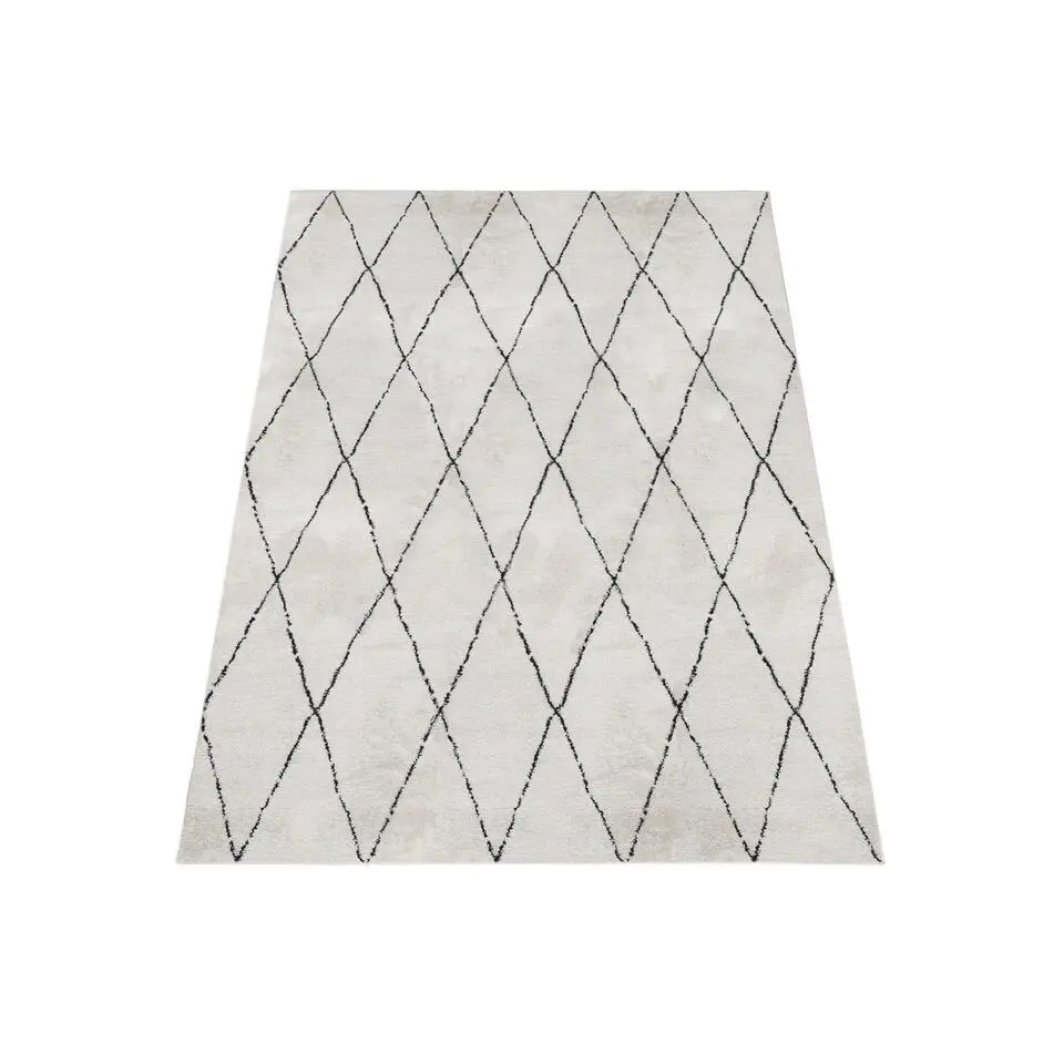 Dutch Lifestyle - Polyester - Vloerkleed - 300x200cm - Wit