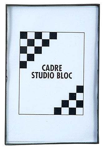 Cadre photo noir Gallery l.24 x H.30 cm