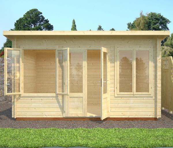 Palmako Gartenhaus Lisa, ca. B440/H234/T366 cm
