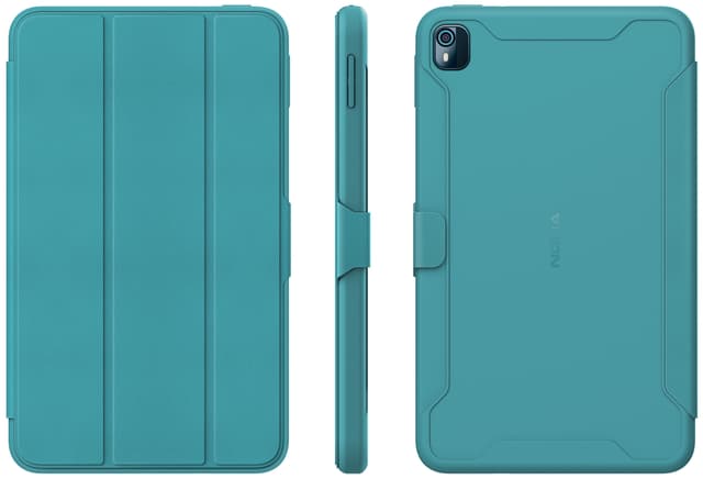 Nokia T10 flipcover til tablet (cyan)