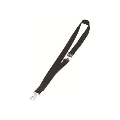 Durable - 10 Lacets pour badge - cordon détachable - noir