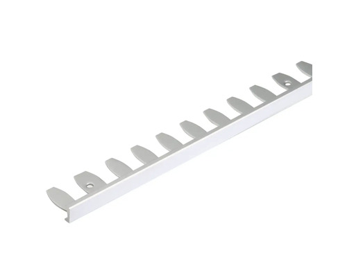 Durosol aluminium zilver hoekprofiel, 250 cm hoog, 11 mm