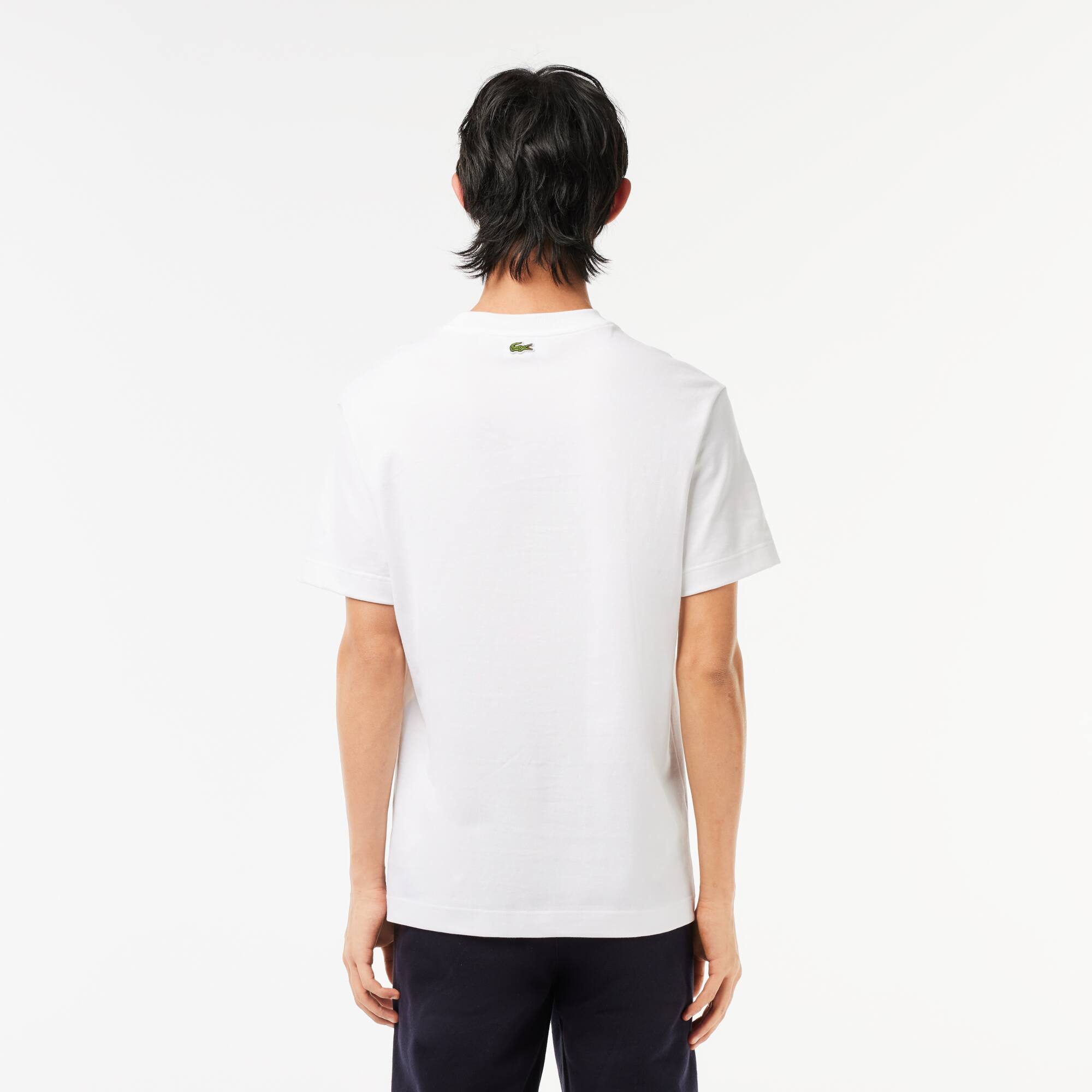 T-Shirt mit kultigem Croc T-Shirts - Weiss - Lacoste - Herren