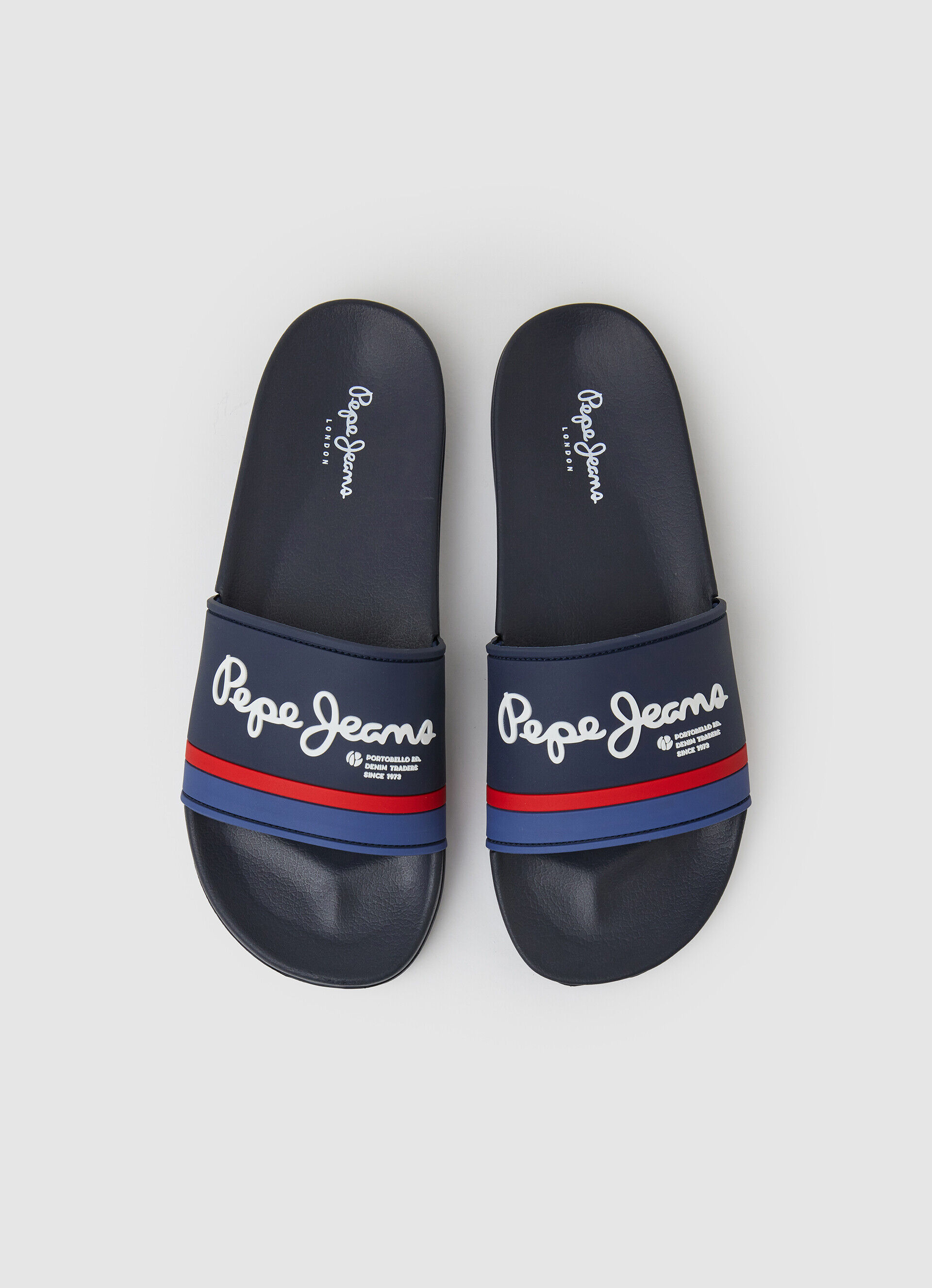 Chinelo de praia Portobello Slider - azul marinho
