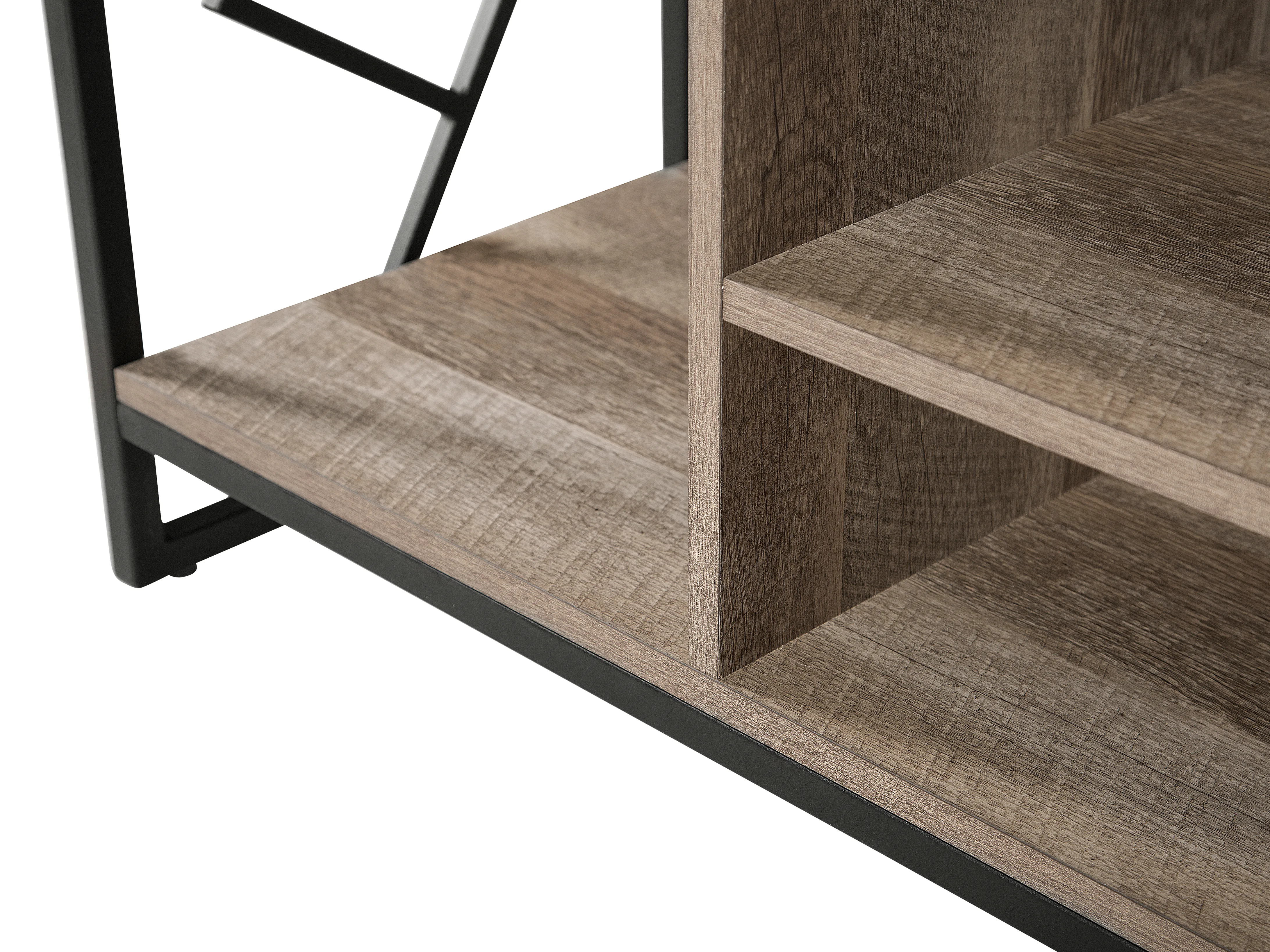 TV-meubel FORRES Bruin/zwart