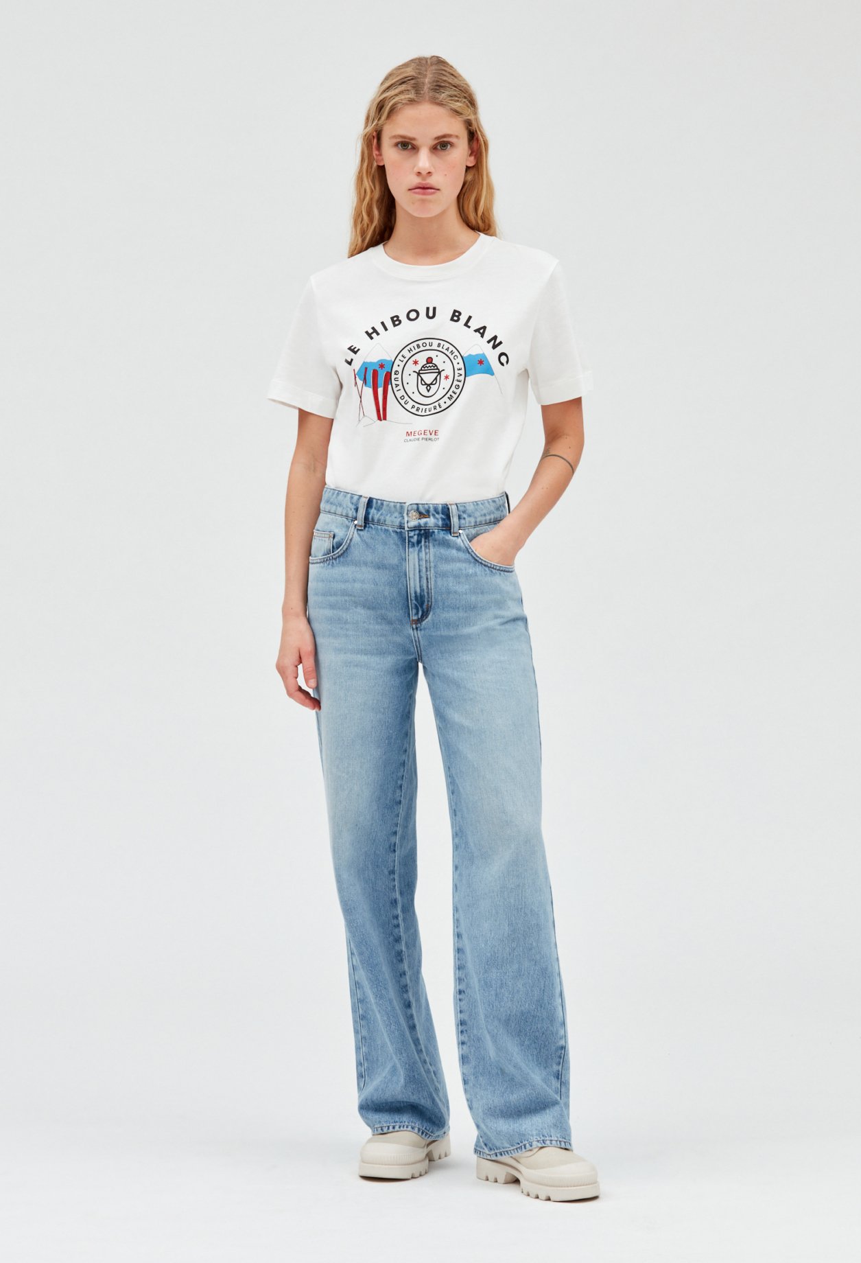 T-shirt Le Hibou ecru