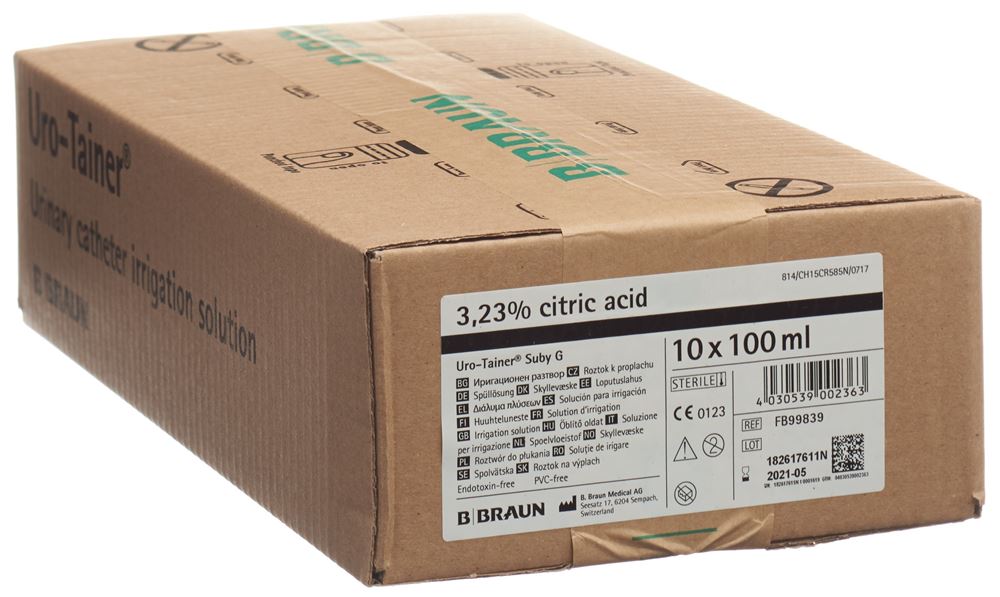 Uro-Tainer Solutio Suby G Spül Lös Btl 100 ml