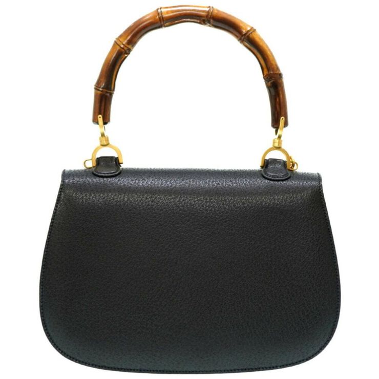 Gucci Vintage Gucci Bamboo Black
