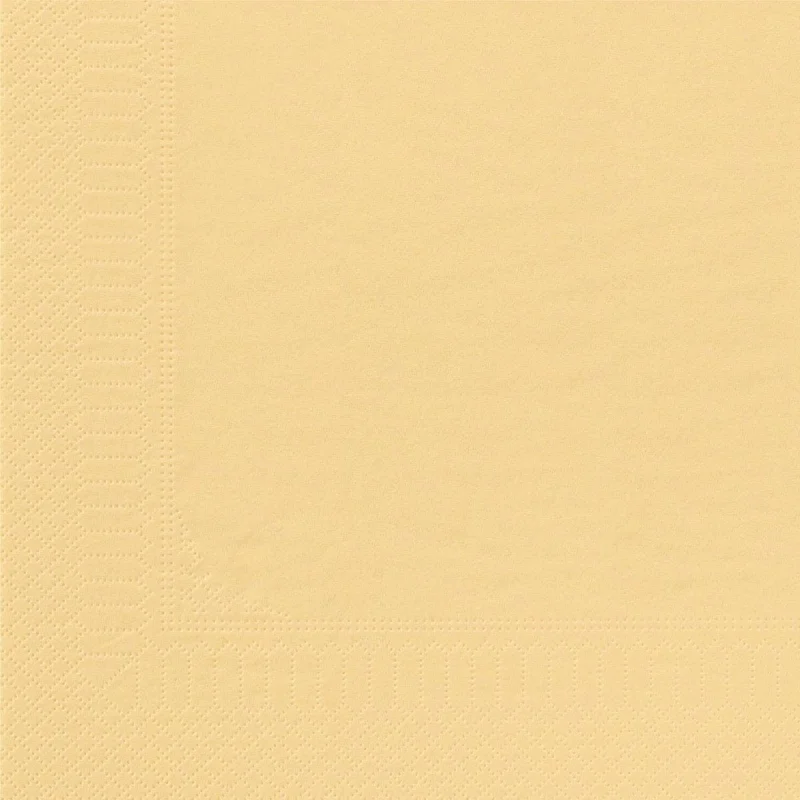 CGMP - Serviette de table ouate - 39x39 - Ivoire - x1800