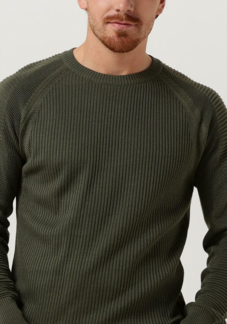 G-STAR RAW groene g-star raw trui 3d biker r knit