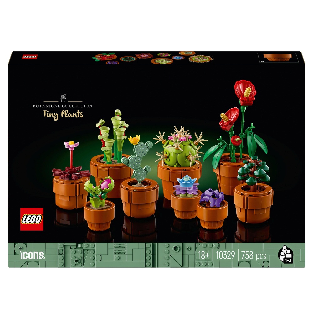 LEGO Icons 10329 Botanische Kollektionen Mini-Pflanzen-Blumen-Set