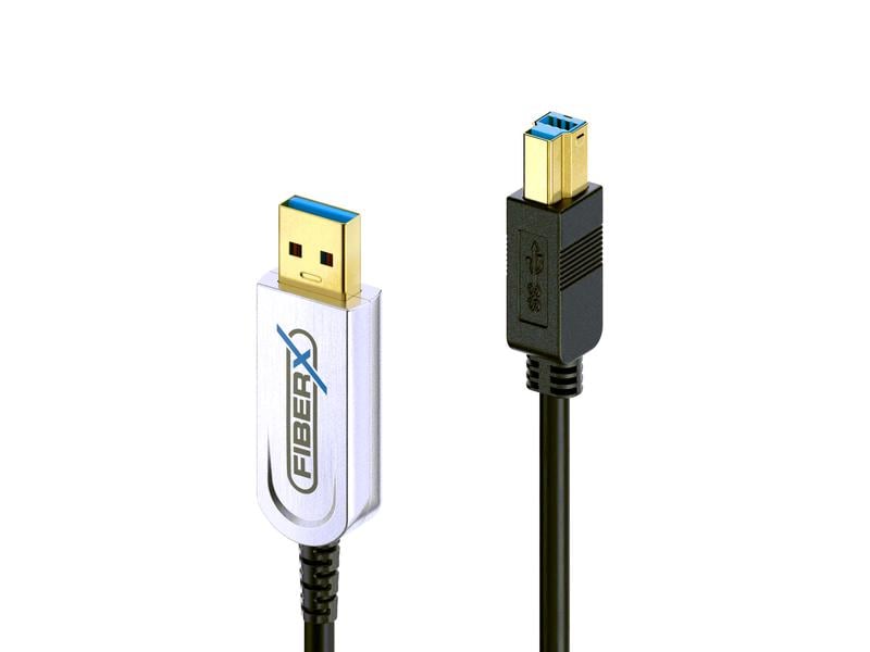 PureLink FiberX USB 3.1-Kabel FX-I645 AOC USB A - USB B 12 USB 3.2 USB-A / USB-B AOC Glasfaser Kabel – 12.00m