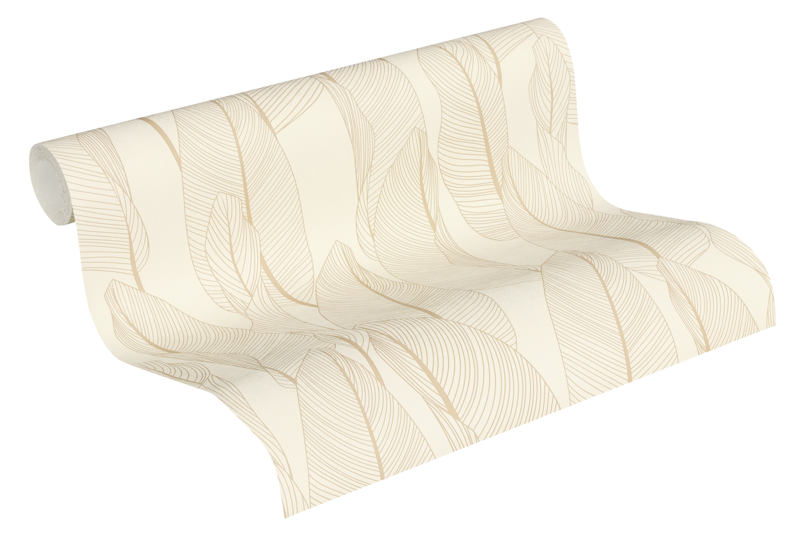Vliestapete EXOTIC LIFE - beige-creme - 10 Meter